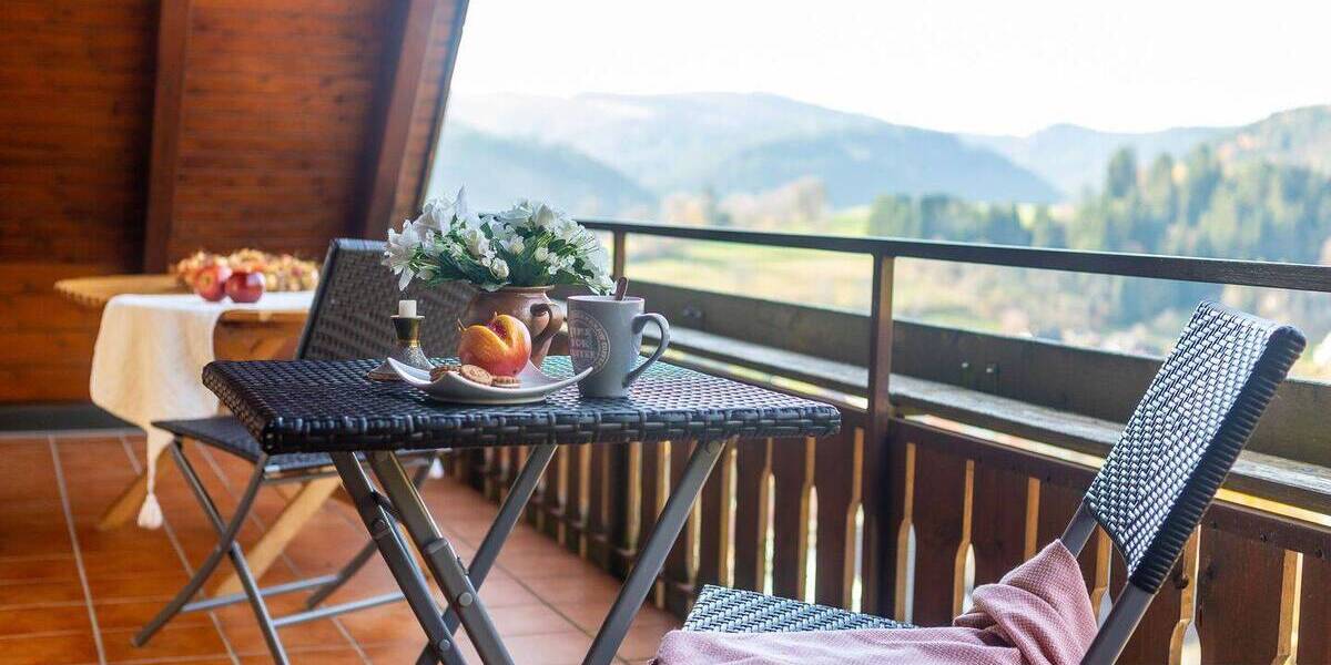 Balkon, Carport-Stellplatz, Aussicht, gemütliche ETW in Lenzkirch, sofort frei 2 zimmer