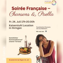 Soirée Française – Chansons & Paella 24.07.2026 Kaiserstuhl Location