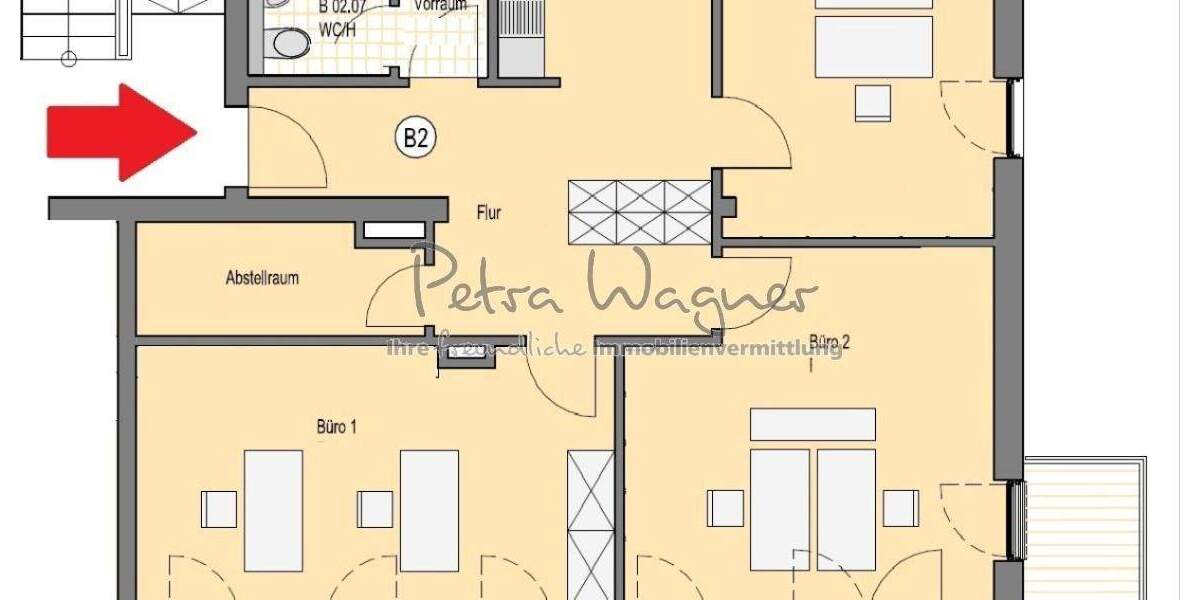 Gewerbeobjekt Freiburg Oberau - 3 Zimmer, 104 m&sup2;, 1.490&euro; | Angebot:25664504