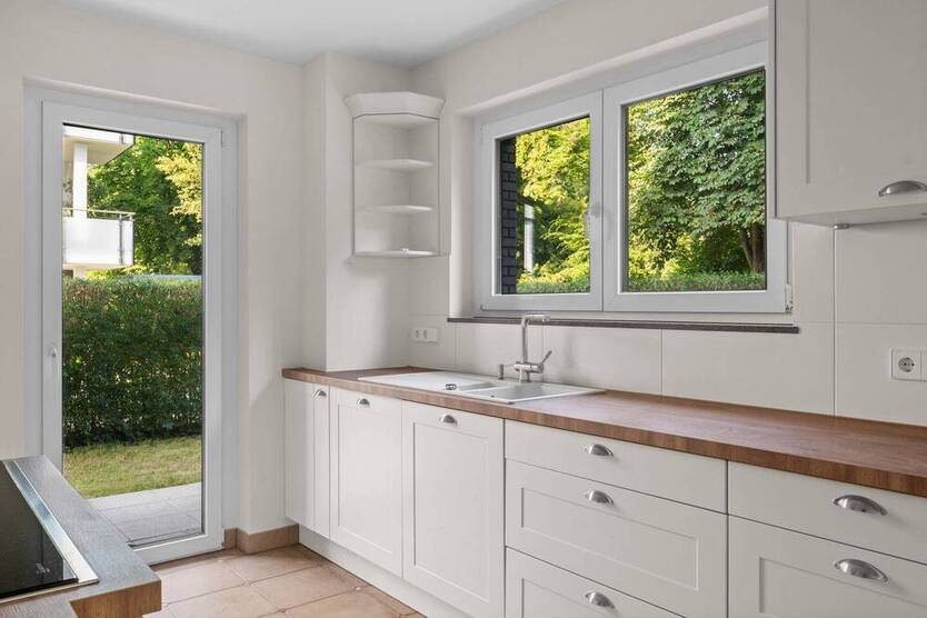 Moderne 3-Zimmer-EG-Wohnung mit Garten & zwei Terrassen in Freiburg-Neuburg