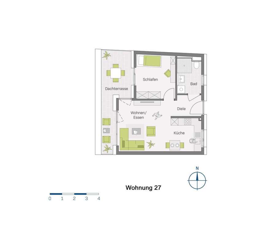 Wohnung zum Kaufen in Müllheim-Niederweiler 309.400 € 53.1 m²