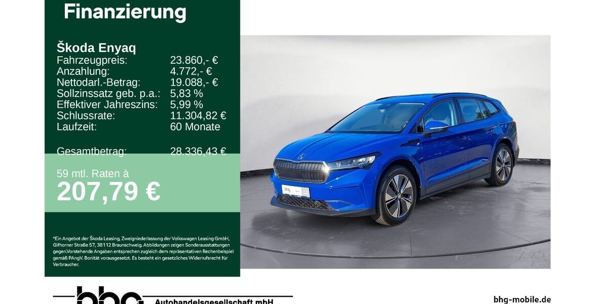 Skoda Enyaq 20.652 km 22.460 &euro; Freiburg 79115