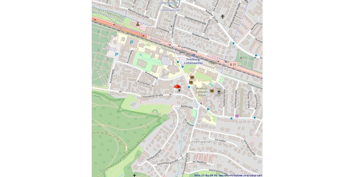 Etagenwohnung Freiburg im Breisgau Littenweiler - 3 Zimmer, 82 m&sup2;, 566.800&euro; | Angebot:26081936