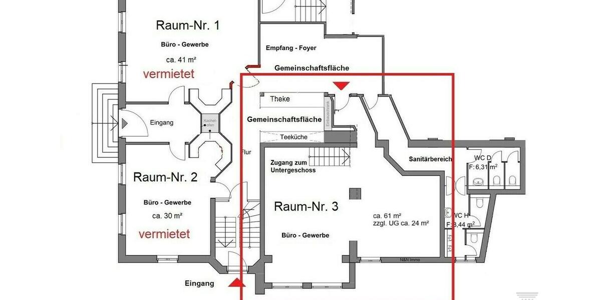 Gewerbeobjekt Auggen - 550&euro; | Angebot:26301614