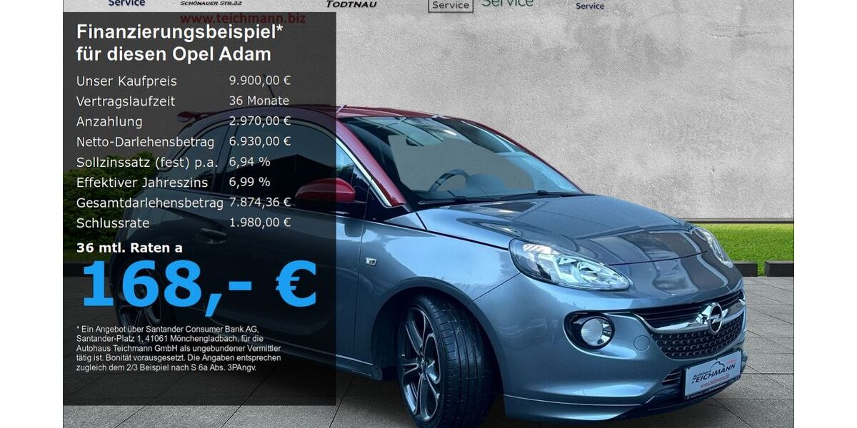 Opel Adam 129.900 km 9.900 &euro; Todtnau 79674