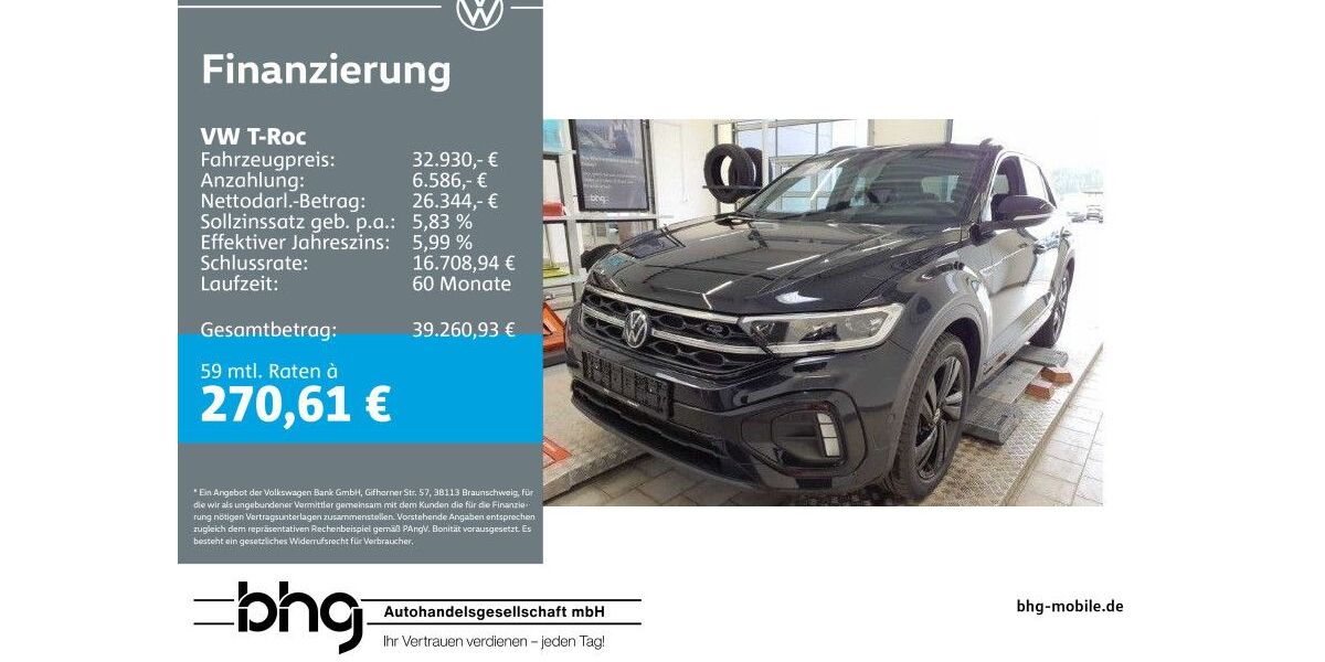 VW T-Roc 15.116 km 29.860 &euro; Freiburg 79115