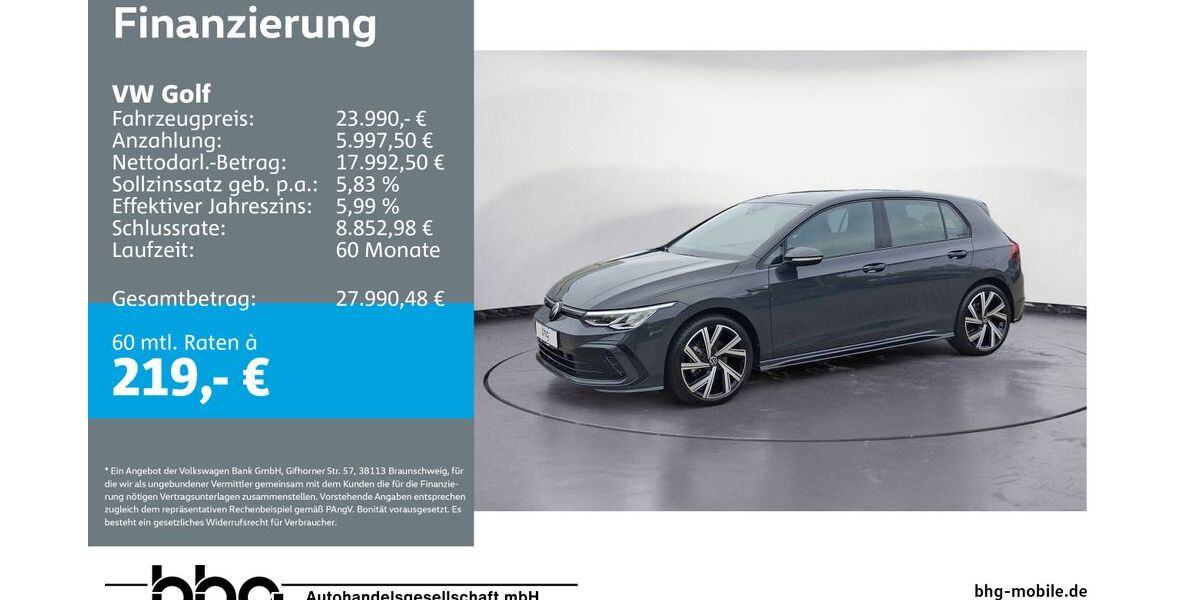 VW Golf 13.816 km 23.990 &euro; Freiburg 79115