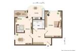 Etagenwohnung Freiburg Littenweiler - 2 Zimmer, 61 m&sup2;, 275.000&euro; | Angebot:26453810