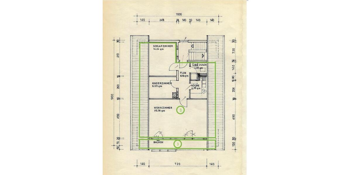 Dachgeschoßwohnung Emmendingen - 3 Zimmer, 75 m&sup2;, 299.000&euro; | Angebot:26941728