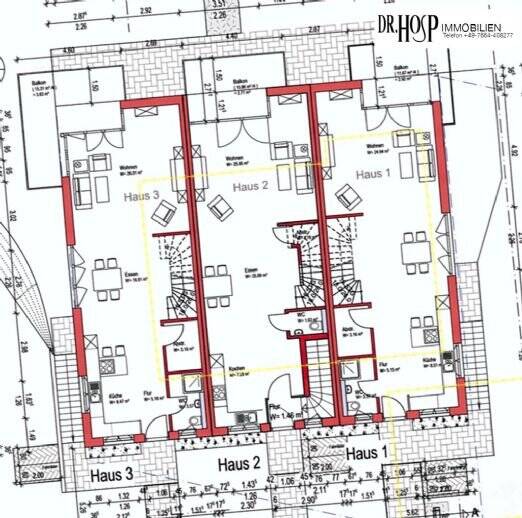 Terrassenwohnung Müllheim - 1 Zimmer, 50 m&sup2;, 269.000&euro; | Angebot:24044195