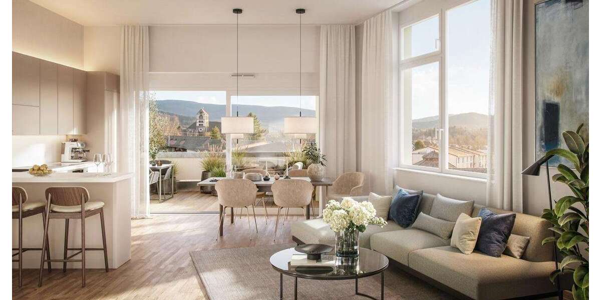 Etagenwohnung Kirchzarten - 2 Zimmer, 55 m&sup2;, 486.000&euro; | Angebot:27076337
