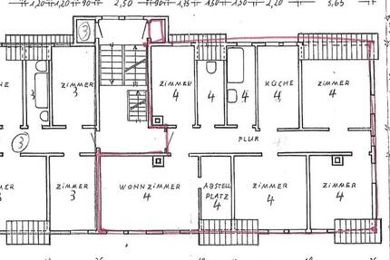 5-Zimmer-Eigentumswohnung - Altbau - renovierungsbedürftig 5 zimmer