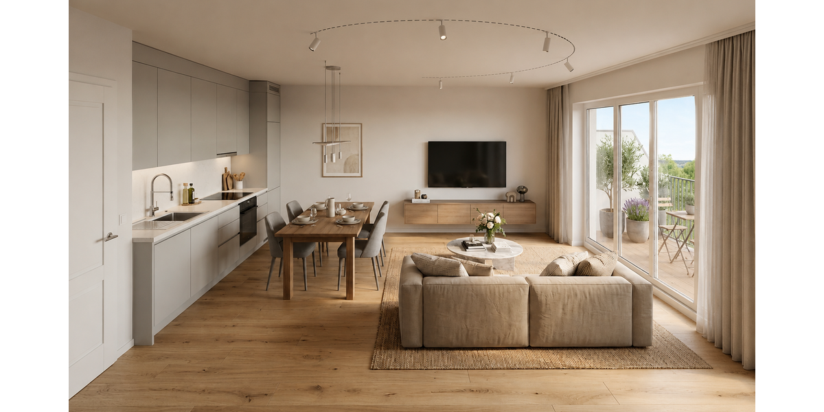 Etagenwohnung Bad Krozingen Unterkrozingen - 2 Zimmer, 58 m&sup2;, 398.000&euro; | Angebot:26796688
