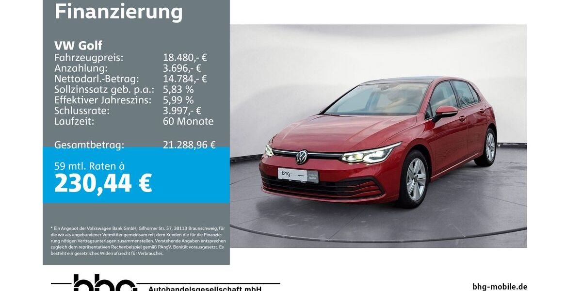 VW Golf 52.654 km 17.980 &euro; Freiburg 79115