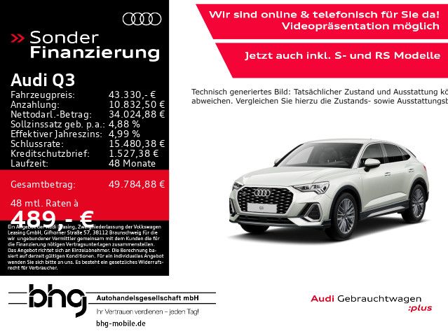 Audi Q3 61.500 km 43.330 € Freiburg 79115
