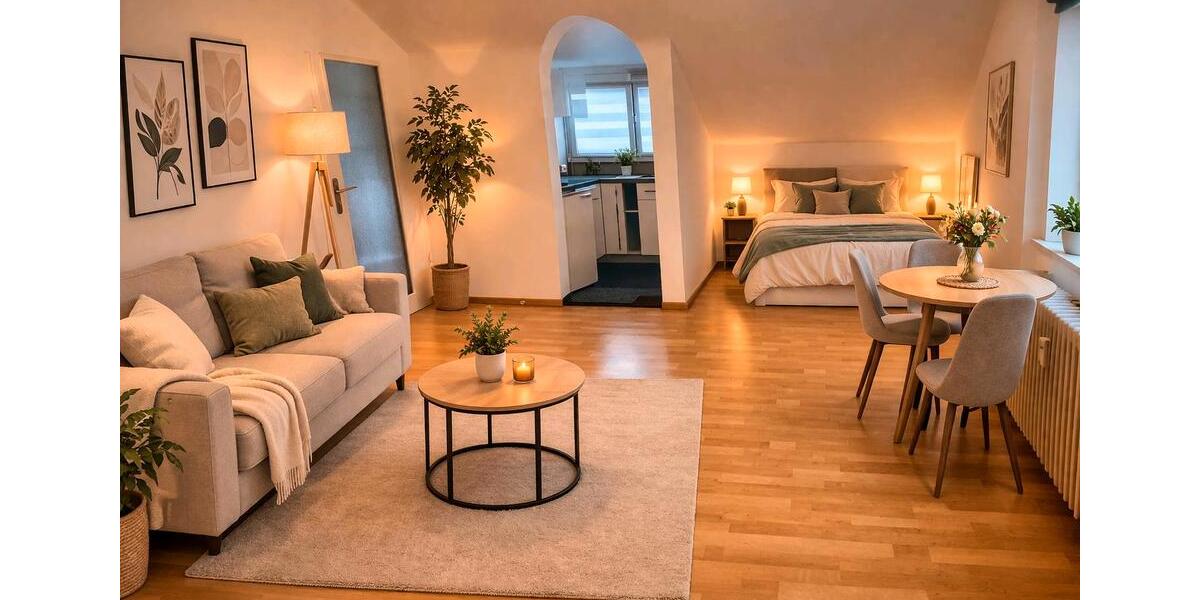 Dachgeschoßwohnung Freiburg im Breisgau Betzenhausen - 1 Zimmer, 30 m&sup2;, 124.900&euro; | Angebot:26722581