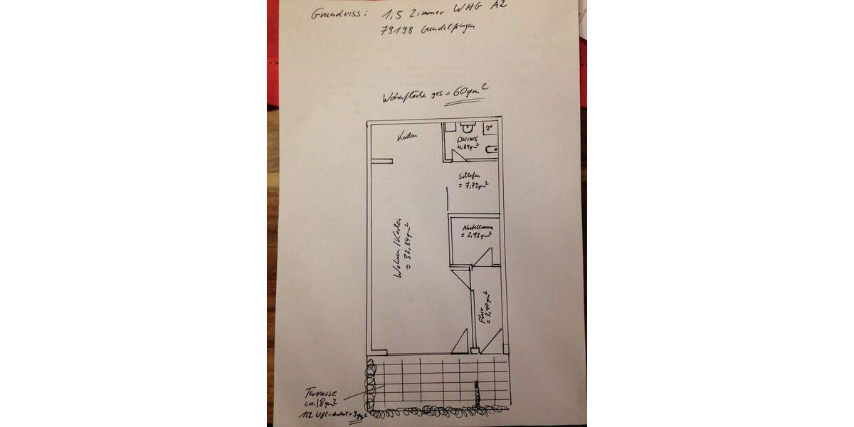Etagenwohnung Gundelfingen - 1 Zimmer, 60 m&sup2;, 245.000&euro; | Angebot:25664588