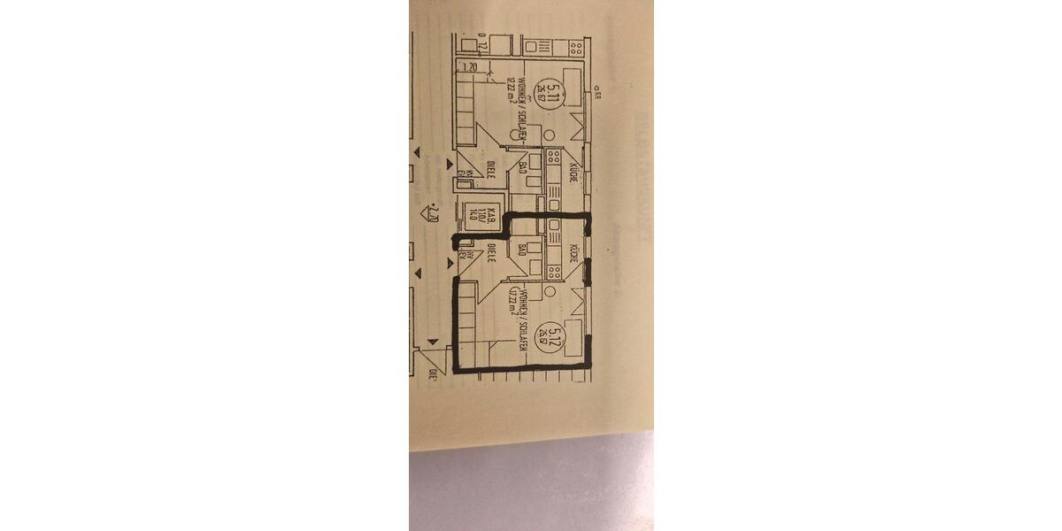 Etagenwohnung Freiburg im Breisgau Betzenhausen - 1 Zimmer, 27 m&sup2;, 590&euro; | Angebot:26039052