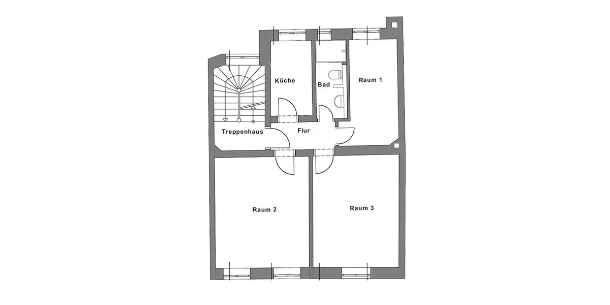 modernisierte 3-Zimmer-DGWohnung mit Balkon und EBK - 3- Freiburg im Breisgau Herdern | Angebot:27094696