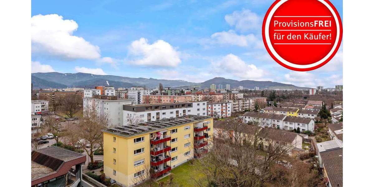 Etagenwohnung Freiburg Haslach - 2 Zimmer, 57 m&sup2;, 270.000&euro; | Angebot:24990870