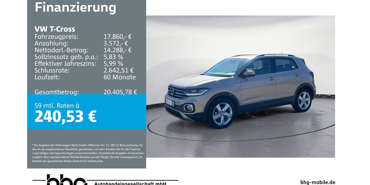VW T-Cross 29.853 km 17.390 &euro; Freiburg 79115