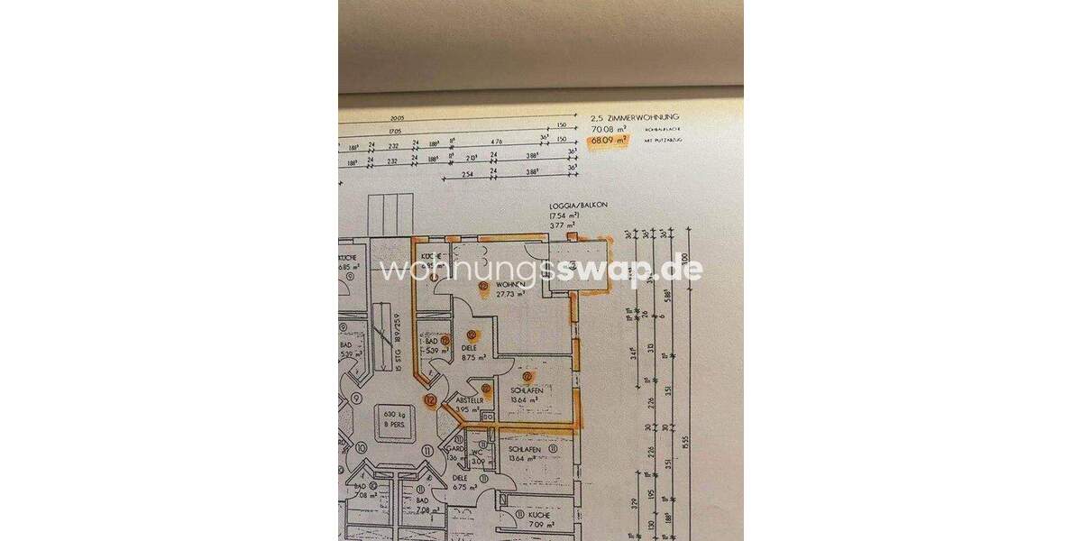 Etagenwohnung Freiburg im Breisgau Oberau - 2 Zimmer, 68 m&sup2;, 1.025&euro; | Angebot:25989789