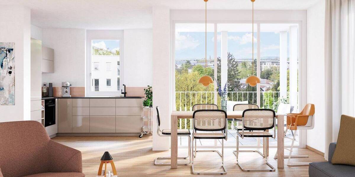 Etagenwohnung Freiburg Haslach - 4 Zimmer, 94 m&sup2;, 737.000&euro; | Angebot:26018050