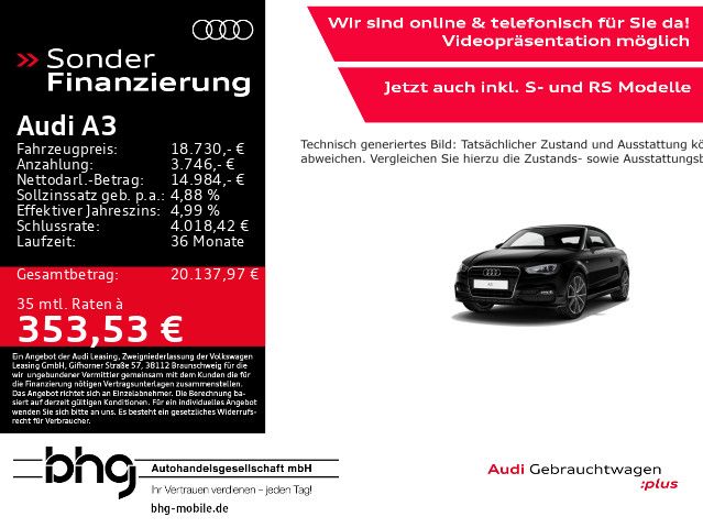 Audi A3 101.412 km 18.730 &euro; Freiburg 79115