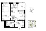 Etagenwohnung Freiburg Haslach - 2 Zimmer, 46 m&sup2;, 351.000&euro; | Angebot:25837696
