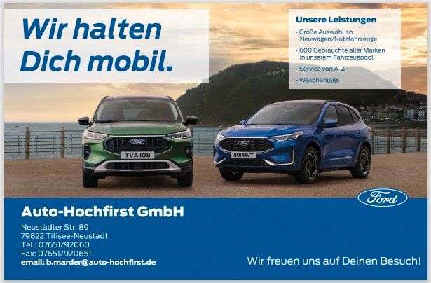 Ford Tourneo Courier 9.950 km 27.490 &euro; Titisee-Neustadt 79822