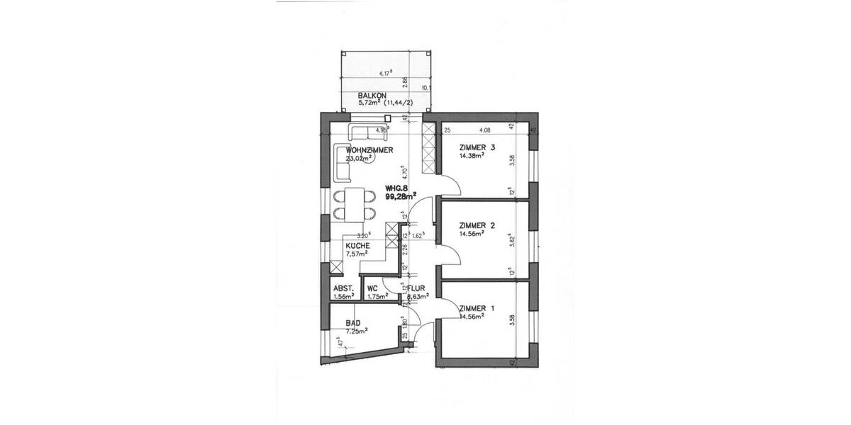 Terrassenwohnung Herbolzheim - 4 Zimmer, 99 m&sup2;, 481.500&euro; | Angebot:24820366