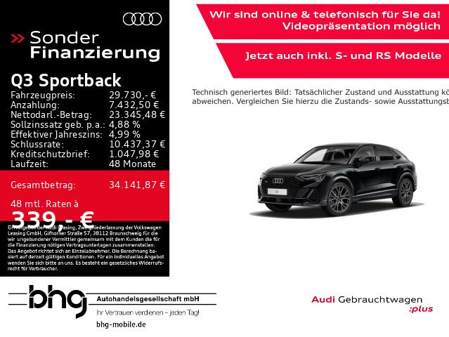 Audi Q3 133.203 km 29.730 € Freiburg 79115