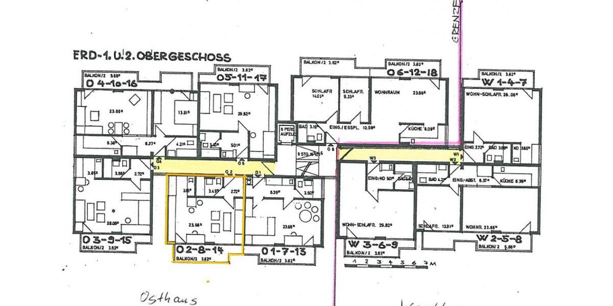 Etagenwohnung Freiburg im Breisgau Betzenhausen - 1 Zimmer, 37 m&sup2;, 212.700&euro; | Angebot:27118143