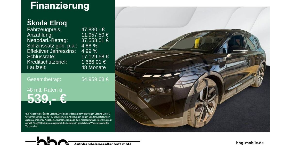 Skoda Elroq 12.376 km 47.830 &euro; Freiburg 79115