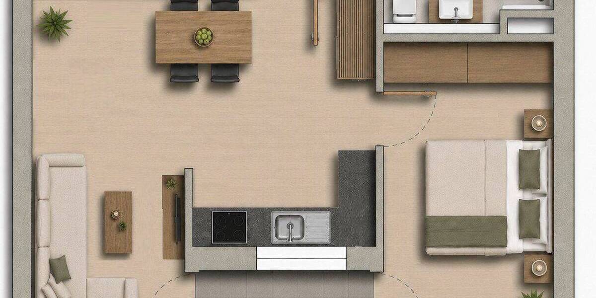 Etagenwohnung Freiburg Wiehre - 2 Zimmer, 51 m&sup2;, 309.000&euro; | Angebot:26805369