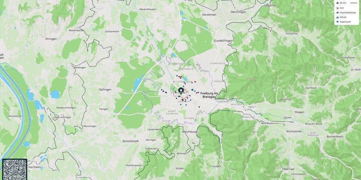 Etagenwohnung Freiburg im Breisgau Weingarten - 3 Zimmer, 87 m&sup2;, 297.000&euro; | Angebot:26318727