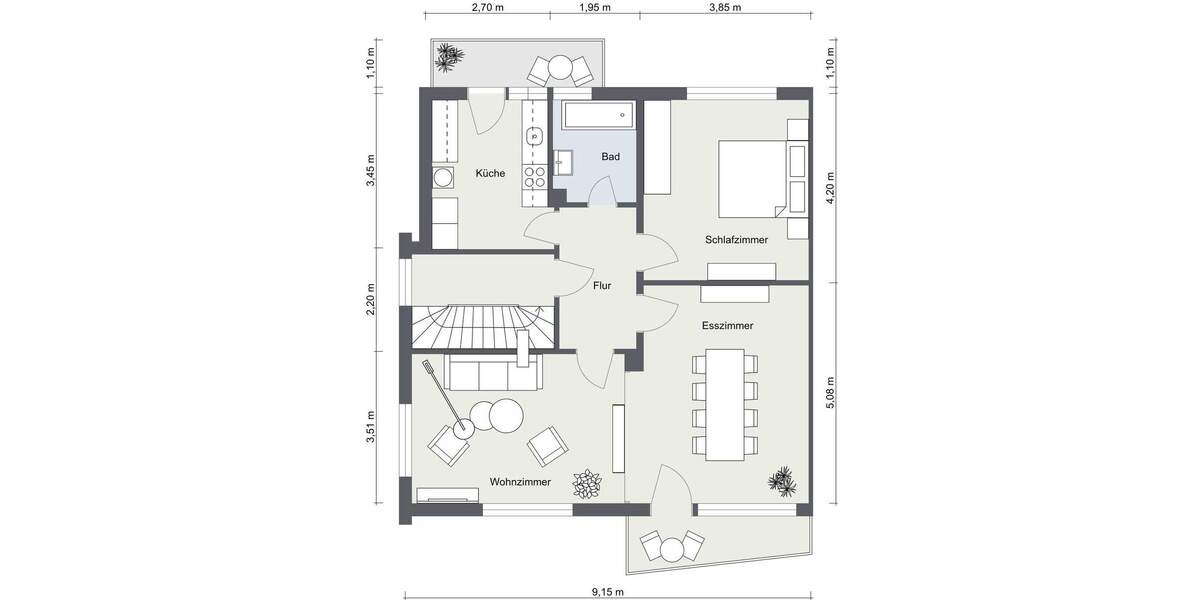 Doppelhaushälfte Freiburg im Breisgau Littenweiler - 9 Zimmer, 213 m&sup2;, 1.280.000&euro; | Angebot:26066269