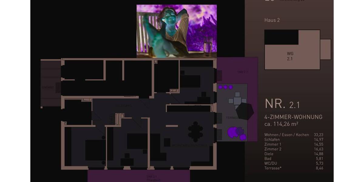 Etagenwohnung Freiburg im Breisgau / Zähringen Zähringen - 4 Zimmer, 114 m&sup2;, 798.000&euro; | Angebot:25698092