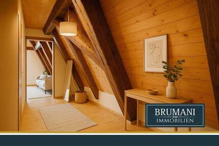 BRUMANI | Bezugsfreie 1-Zimmer-Dachwohnung mit Tageslichtbad im Stadtkern von Sulzburg 1 zimmer