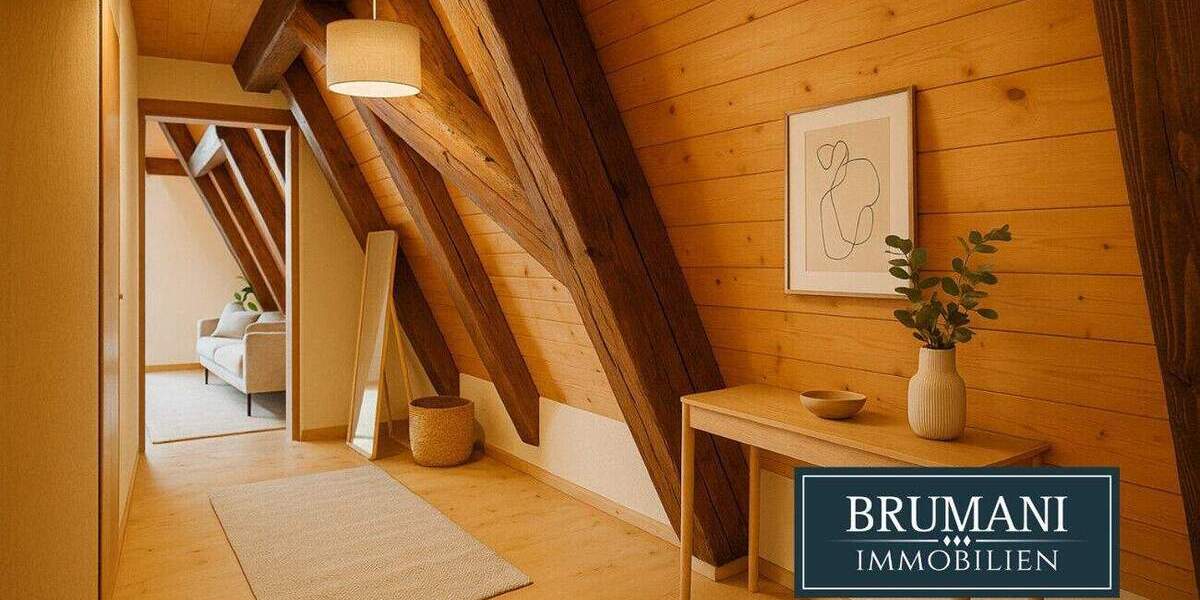 BRUMANI | Bezugsfreie 1-Zimmer-Dachwohnung mit Tageslichtbad im Stadtkern von Sulzburg 1 zimmer