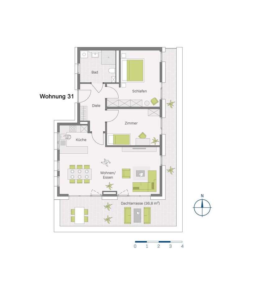 Wohnung zum Kaufen in Müllheim-Niederweiler 599.200 € 103.3 m²