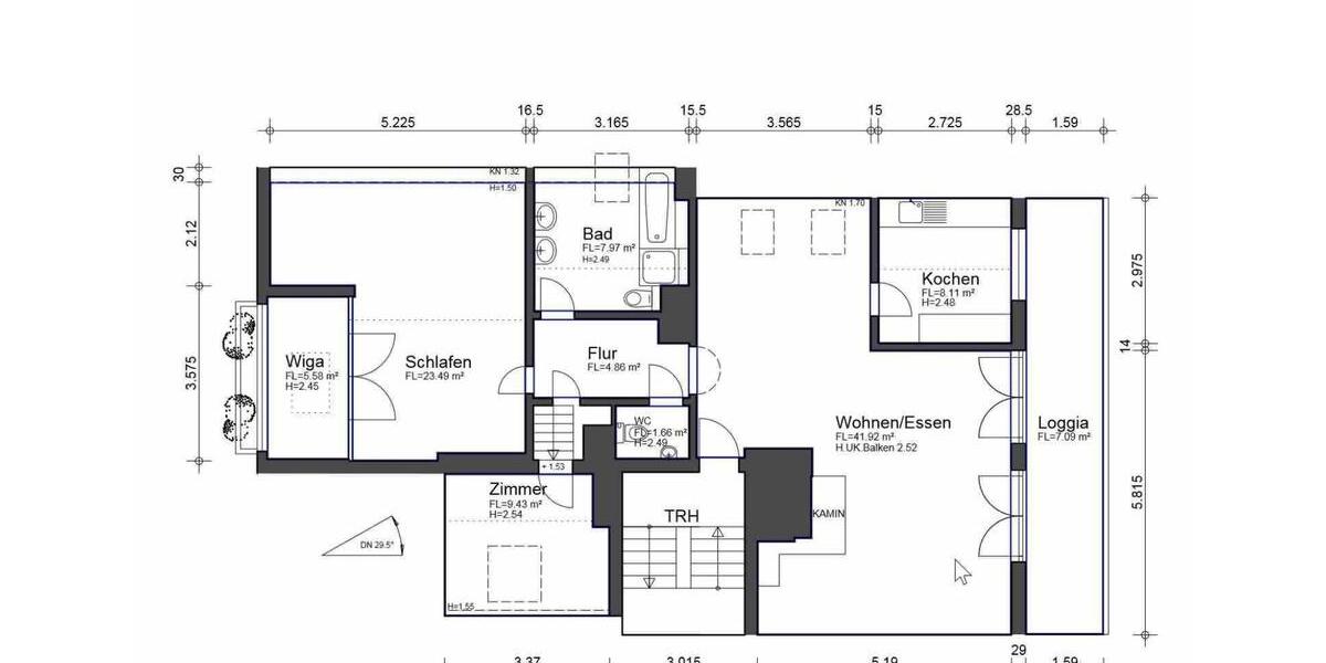 Dachgeschoßwohnung Emmendingen - 3.5 Zimmer, 110 m&sup2;, 399.000&euro; | Angebot:23488734