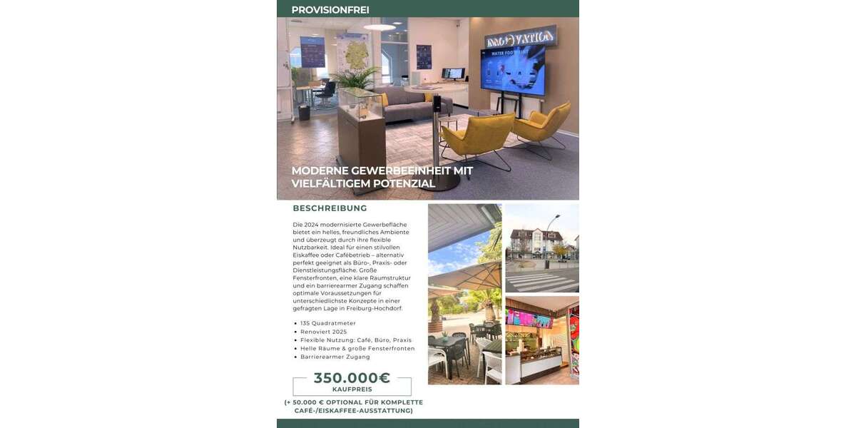 Einzelhandel in Freiburg im Breisgau 350.000 € 110 m² zimmer