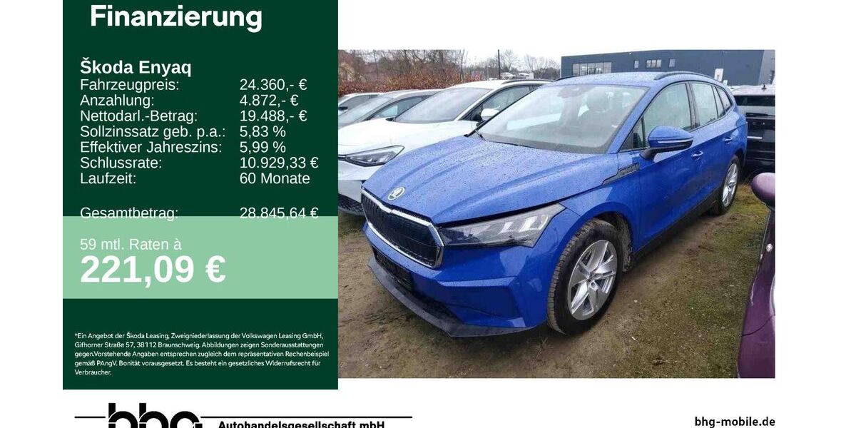 Skoda Enyaq 22.442 km 23.860 &euro; Freiburg 79115
