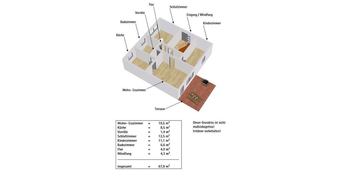 Einfamilienhaus Auggen - 6 Zimmer, 118 m&sup2;, 345.000&euro; | Angebot:25695647