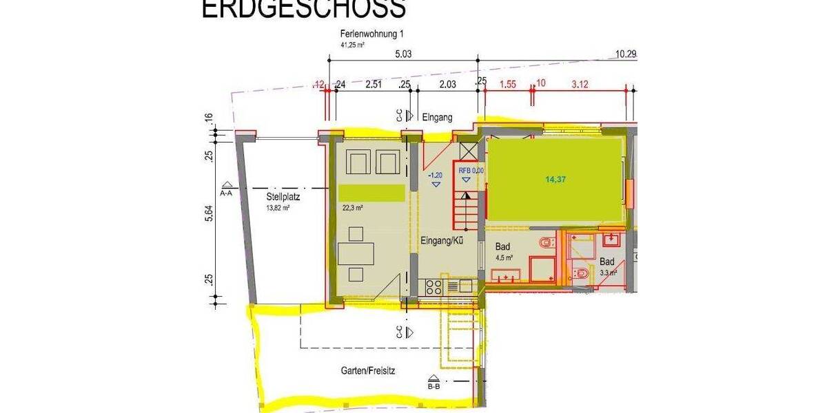 Gewerbeobjekt Bad Krozingen - 1 Zimmer, 41 m&sup2;, 230.000&euro; | Angebot:26841944