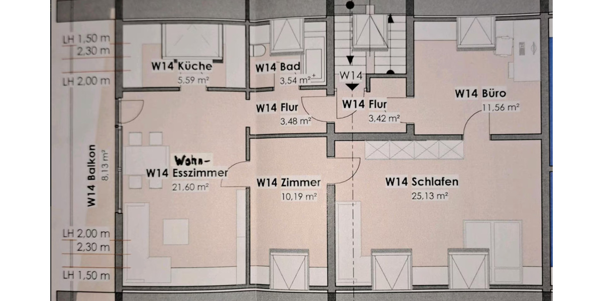 Etagenwohnung March Holzhausen - 4 Zimmer, 92 m&sup2;, 355.000&euro; | Angebot:25815802