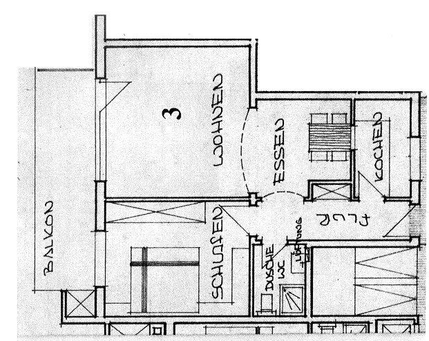 Etagenwohnung Freiburg im Breisgau Lehen - 2.5 Zimmer, 60 m&sup2;, 255.000&euro; | Angebot:26770355