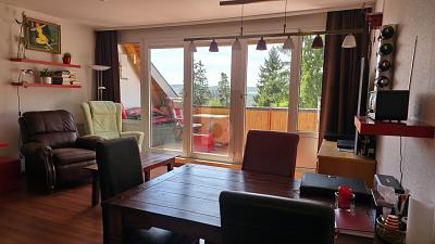 PANORAMA-PERLE IM HEILKLIMATISCHEN KURORT - Etagenwohnung Lenzkirch | Angebot:26715104