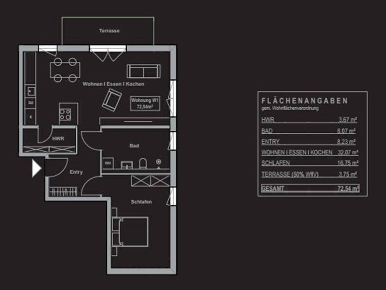 Etagenwohnung Endingen am Kaiserstuhl Endingen - 2 Zimmer, 73 m&sup2;, 1.240&euro; | Angebot:26891799